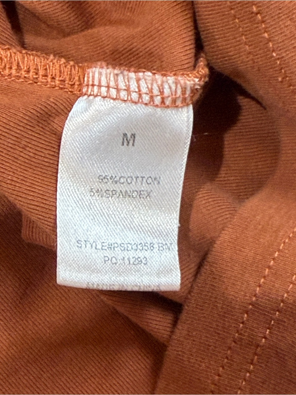 Bohme Essentials Short Sleeve Crewneck Tee Dress - Rust Brown - Picture 4 of 7